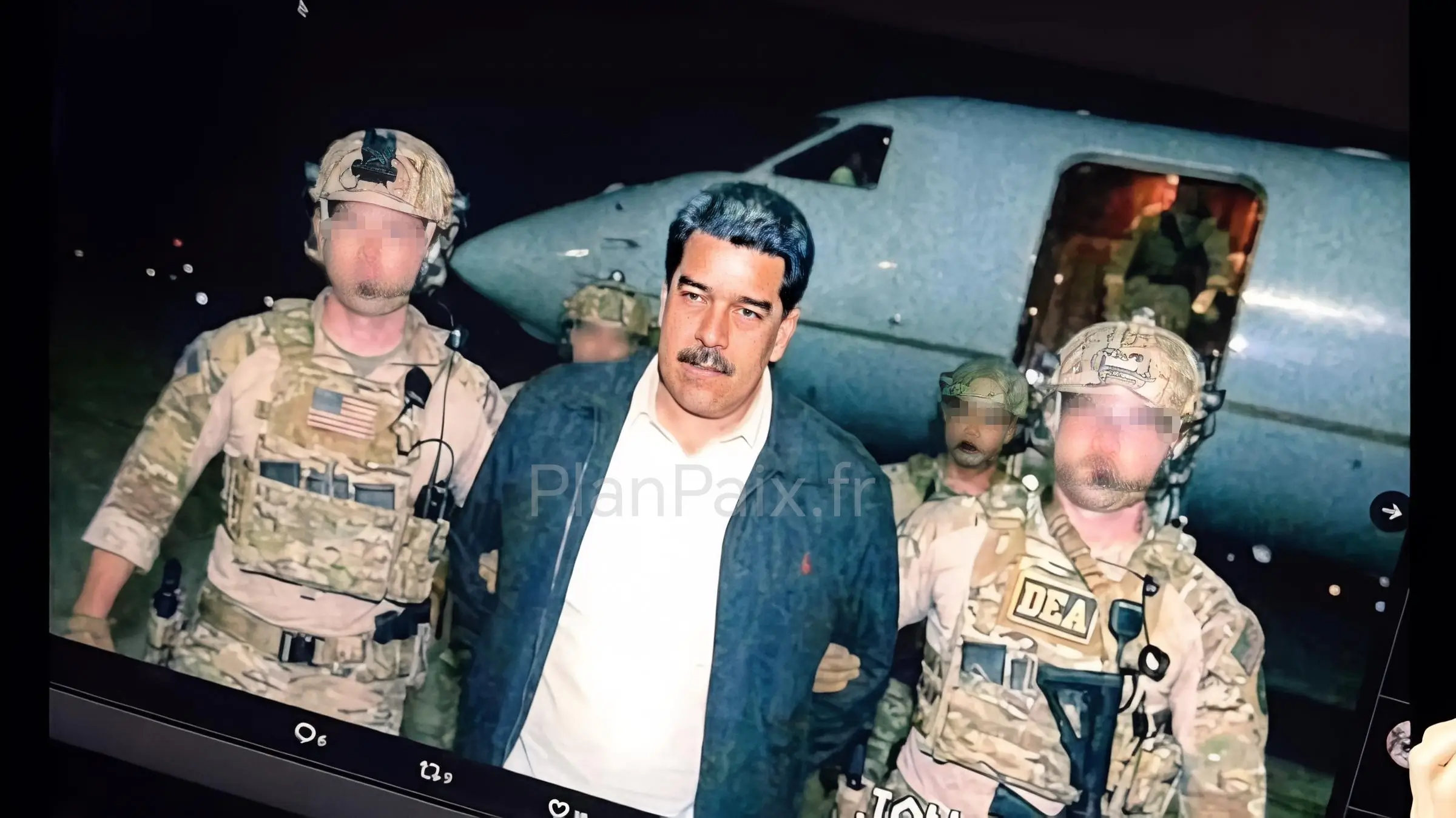 capture de Nicolás Maduro par les forces américaines