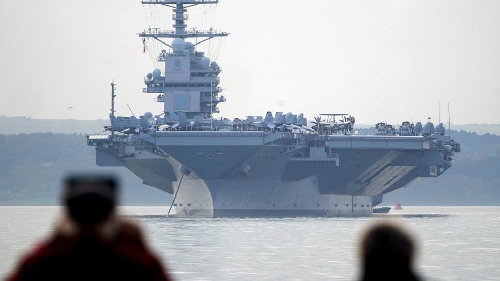 Porte-avions USS Gerald R. Ford et déploiement US près de l’Iran février 2026