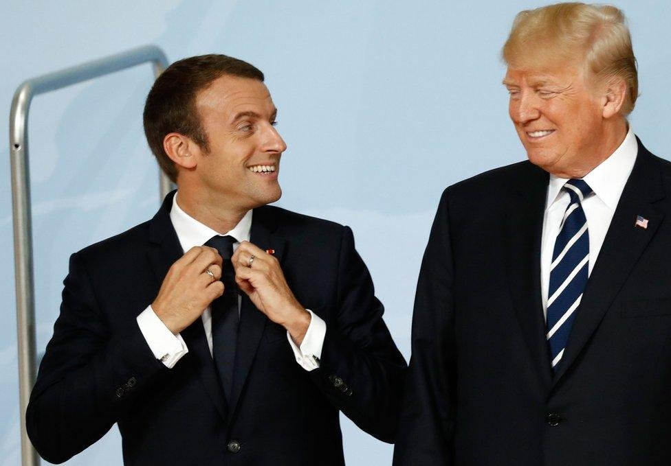 Macron-Trump Coulisses Face-à-Face