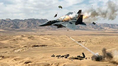 F-15 americain abattu par une arme secrète iranienne